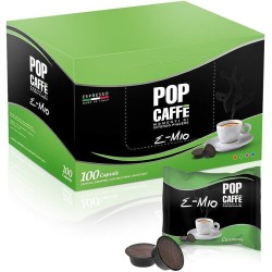 Pop caffè Miscela Cremoso compatibile A Modo Mio 100 caps