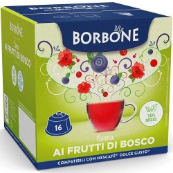 Borbone Tisana ai Frutti Rossi Compatibile Dolce Gusto 16 caps