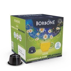 Borbone Camomilla con Melatonina Compatibile Dolce Gusto 16 caps