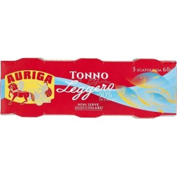 Tonno Auriga 70 g x 3 Leggero confezione da 32 pezzi