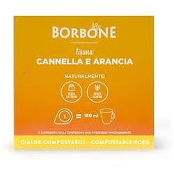 Borbone 18 Cialde Tisana Cannella e Arancia Sistema ESE