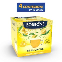 Borbone 18 Cialde tè al limone Sistema E.S.E.